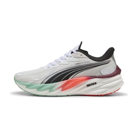 Puma x HYROX Velocity NITRO™ 4 Laufschuhe Damen | White/Mint Melt/Glowing Red | Größe: 37.5
