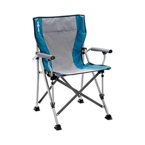 BRUNNER Raptor Campingstuhl Grau 51 x 44 x 48/90 cm