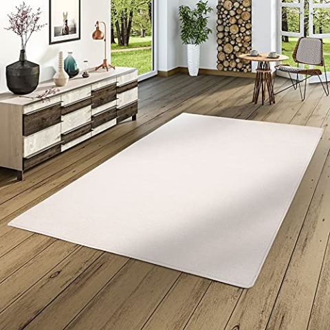 Snapstyle Hochflor Velours Teppich Luna Weiss in 24 Größen