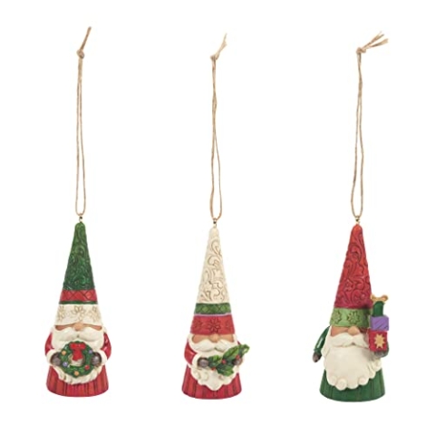 Enesco Jim Shore Heartwood Creek Weihnachtswichtel zum Aufhängen, 8,5 cm, Mehrfarbig