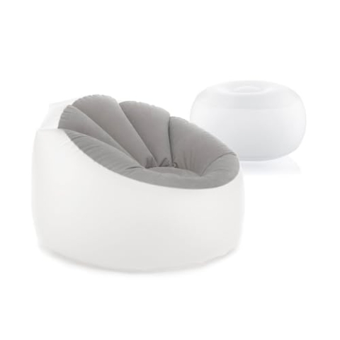 InnovaGoods® Aufblasbarer Sitzsack für den Außenbereich + Sessel mit LED, Mehrfarbig, wasserdicht, inkl. Reparaturflicken und Fernbedienung, ideal für Camping, Pool, Innen und Garten