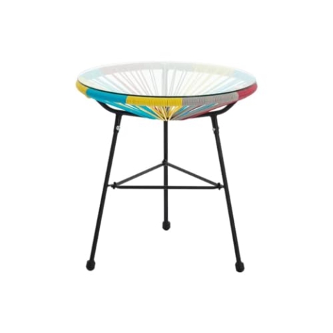 Vente-unique-Gartentisch - Polyrattan - Mehrfarbig - ALIOS III von MYLIA
