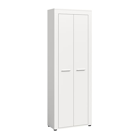 xonox.home Garderobe Jam X8BA9611 Garderobenschrank Schrank in Weiß Nb. ca. 64x191x35 cm