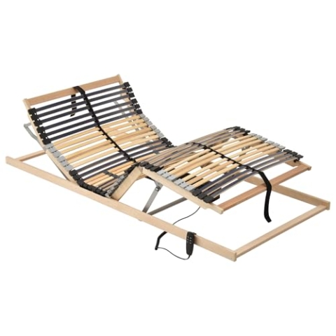 vidaXL Elektrischer Lattenrost 39 Latten 7 Zonen 70x190 cm