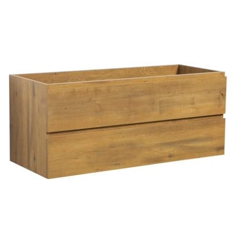 Waschbeckenunterschrank Angela 120cm - Eiche - Unterschrank Badmöbelset