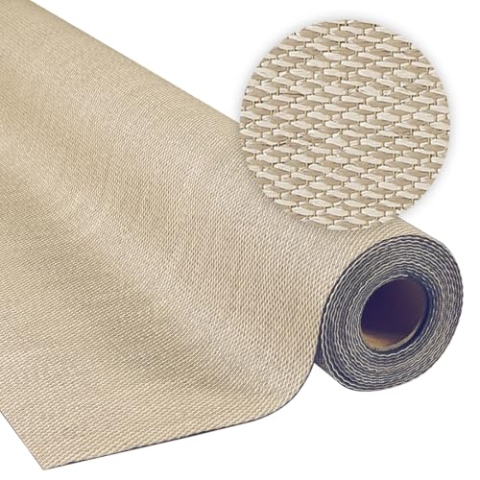 STORESDECO In & Outdoor Teppich 2 x 5,5m - Wetterfeste Teppiche für Balkon & Terrasse - Waschbarer Küchenteppich & Läufer für Flur Wohnzimmer Esszimmer mit Rutschfester Unterseite - Made in Europe
