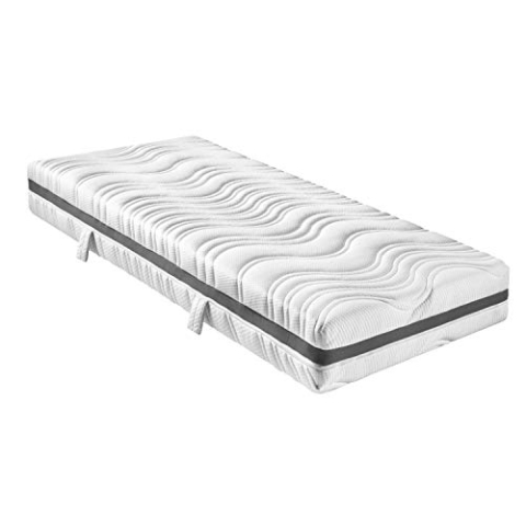 sleepling 196465 Federkernmatratze Comfort 130 | Taschenfederkern Matratze | 7-Zonen Kaltschaum Auflage | Härtegrad 4 | Made in EU | Wendegriffe | Ökotex | 60 Grad waschbar | 140 x 200 x 18 cm, weiß