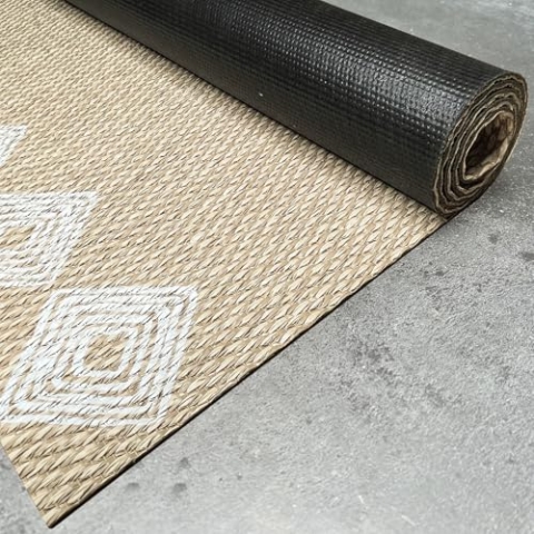 STORESDECO In & Outdoor Teppich 160x230cm - Wetterfeste Teppiche für Balkon & Terrasse - Waschbarer Küchenteppich & Läufer für Flur Wohnzimmer Esszimmer mit Rutschfester Unterseite -Made in Europe