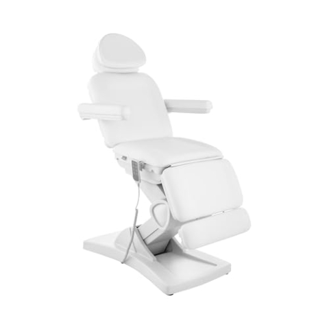Physa Elektrische Kosmetikliege 4 Motoren 350 W 187 x 60 x 65-87,5 cm 150 kg weiß elektrischer Kosmetikstuhl Therapieliege Behanlungsliege
