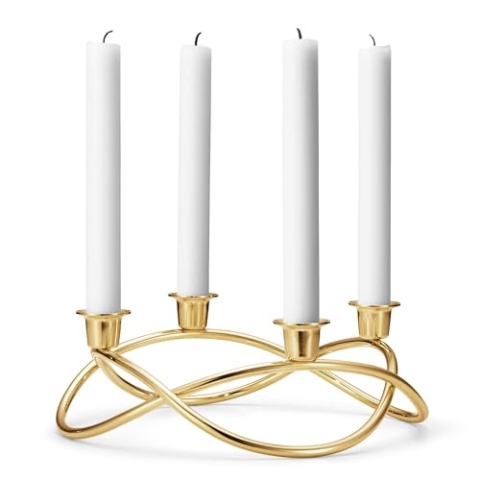 Georg Jensen Kerzenleuchter Season Gold (Klein)