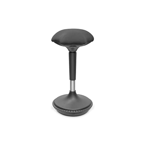 DIGITUS Ergonomischer Hocker / Stehhilfe, höhenverstellbar mit Gasdruckfeder