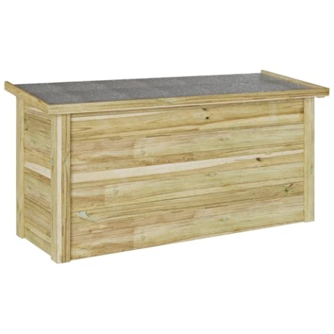 vidaXL Aufbewahrungsbox 44x119x57 cm imprägniertes Kiefernholz
