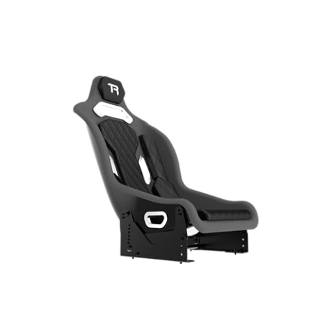 Trak Racer - Hybrid-Sitz, fest, aus Fiberglas TRX – Schwarz – Sitz mit Halterungen