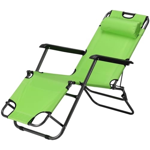 JEMIDI Deck Chair Bed - Green