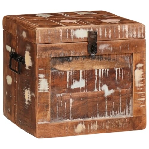 vidaXL Aufbewahrungsbox - EIN lässiger rustikaler Organizer für Dein Schlafzimmer oder Wohnzimmer. Sie besteht aus Holz, Sieht klasse aus und ist echt praktisch.