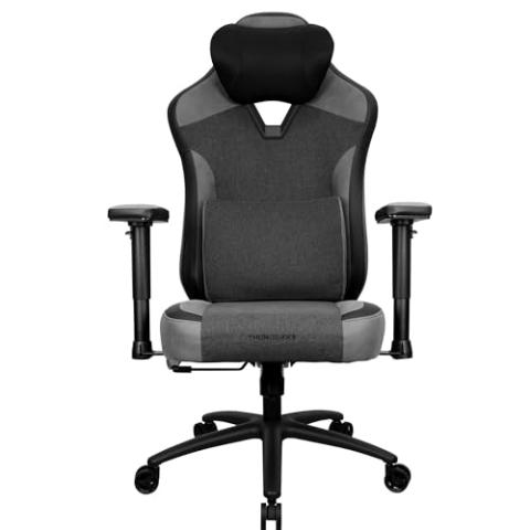 ThunderX3 EAZE Series Gaming Chair, Ergonomisch, SYNC4, Synchronneigung, Kunstleder und Stoff, Loft Black
