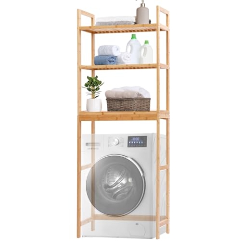 Waschmaschinenschrank - Waschmaschinenregal - 66 x 26 x 170 cm - Waschmaschinen Regal - Regal Waschmaschine - Regal über Waschmaschine - Waschmaschine Regal - Waschmaschinenumbauschrank