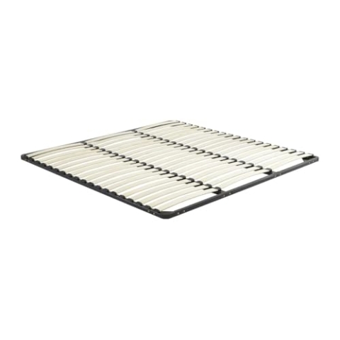 Vente-unique-Lattenrost - ohne Füße - 200 x 200 cm - 3 x 19 Latten - Schwarz - Kalista von YSMÉE