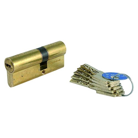 tesa – Profilzylinder Messing Sicherheit T80 30 x 30 mm