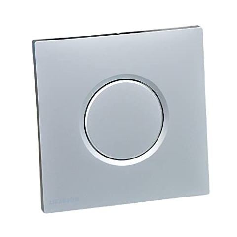 Geberit Fertigmontageset HyTouch pneumatisch 116011465, Design Sigma 01, seidenglanz verchromt