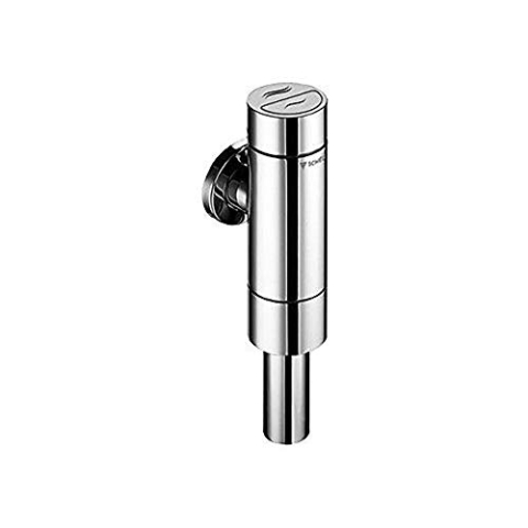 SCHELL 022490699 WC-Spülarmatur SCHELLOMAT SILENT ECO, DN20 , Spülarmatur / WC Druckspüler ¾“ , Ganzmetall-Spülarmatur mit Drucktaste, mit Rohrunterbrecher, 1 – 1,3l/s; 1,2-5bar; 4,5-9l; ,28 x 26mm