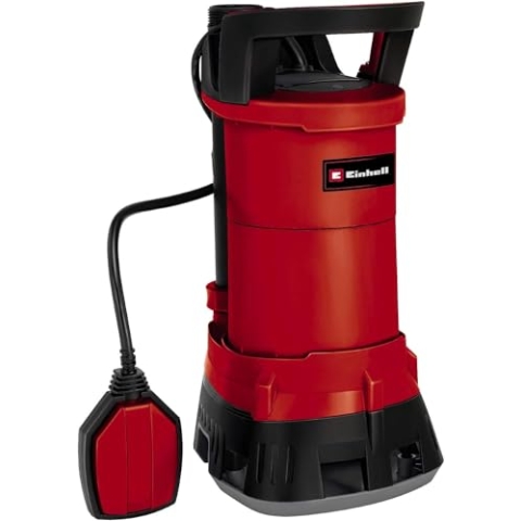Einhell Schmutzwasserpumpe GE-DP 3925 ECO (390 W, Ø25 mm Fremdkörper, 10.000 L/h Förderl., ECO-Power, Schwimmerschalter, Tragegriff mit Kabelaufwicklung)