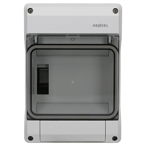 Hensel KV9106 06TE KV-Feuchtraum-Sicherungskasten Aufputz Automatengehäuse IP 65 grau
