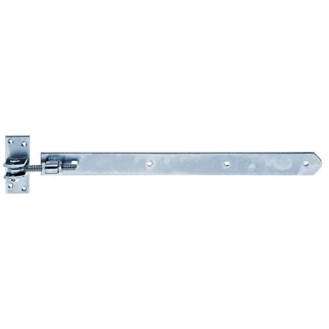 Alberts 318321 Ladenband | gerade, Abschluss abgerundet, verstellbar um 30 mm | galvanisch blau verzinkt | 460 x 40 mm