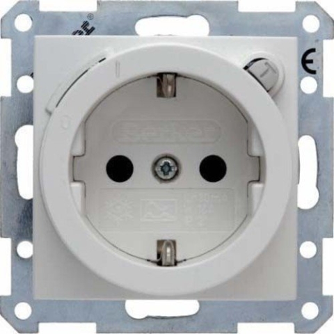 Berker SCHUKO-Steckdose pws/gl 47088989