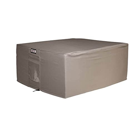 Raffles Covers Hocker Abdeckung 70 x 70 H: 45 cm | Atmungsaktiv | Wasserdicht | UV - beständig | Doppelt genähte, PU-versiegelte Naht | Elastischer Kordelzug |