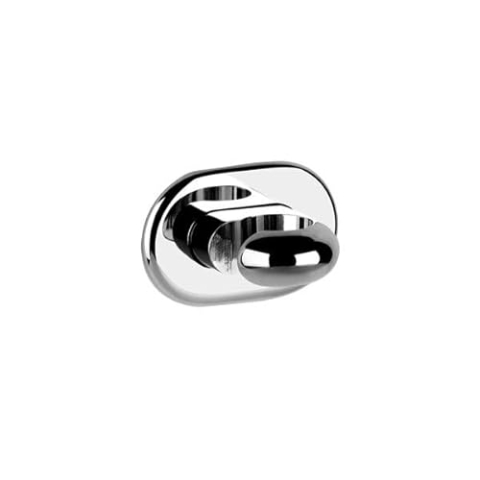 Gessi Goccia Fester Wand-Brausenhalter, 33757, Farbe: Chrom gebürstet