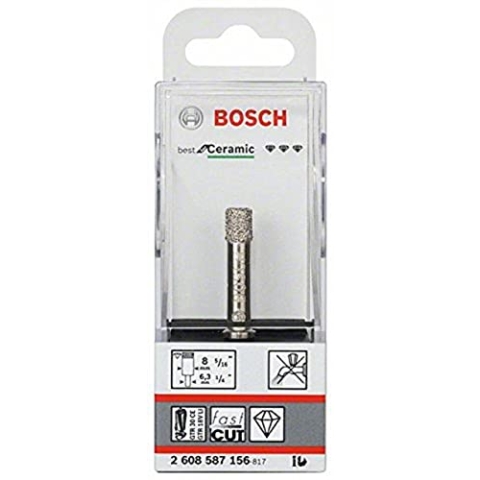 Bosch Pro Diamant-Bohrer trocken Best for Ceramic (Ø 8 mm)