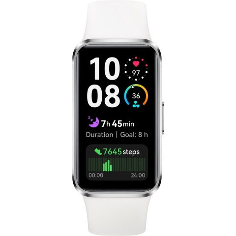 Huawei Band 10 weiß | Fitnesstracker | 1.47 Zoll AMOLED | Herzfrequenz | Blutsauerstoff | Schlaftracking | Atmungsübungen | Workouterkennung