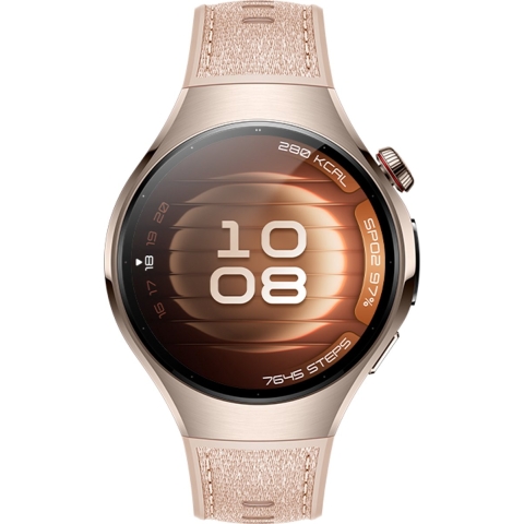 HUAWEI WATCH 5 beige | Smartwatch | 42mm | Kompatibel mit iOS und Android | Ultra-long Battery Life Modus | NFC-Zahlungen | eSIM Mobiltelefonie