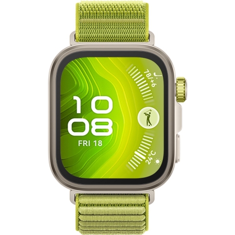 HUAWEI Watch FIT 4 Pro grün | Smartwatch | Optimierte Outdoor-Sportarten | EKG | NFC-Zahlung | 10 Tage Akkulaufzeit | Kompatibel mit IOS und Android