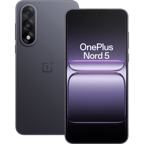 OnePlus Nord 5 Bundle schwarz | Smartphone | 6,83" AMOLED | Snapdragon 8 Gen 3 Prozessor | 80 W Schnellladen | 2 Hauptkameras (1x 50MP & 1x 8MP Ultra-Wide)