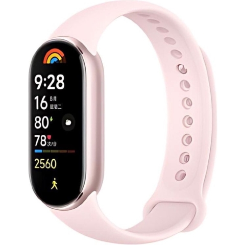 Xiaomi Smart Band 9 Mystic Rose | Smart Band | Professionelle Workout-Analyse | Das Mi Band 9 unterstützt mehr als 150 sportliche Aktivitäten
