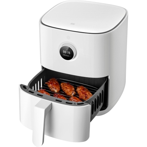 Mi Smart Air Fryer | Heißluftfritteuse | 3.5 Liter | 24 H Dauerbetrieb | OLED-Touchscreen | 40-200 Grad einstellbar | Spühlmaschinenfest | Weiss