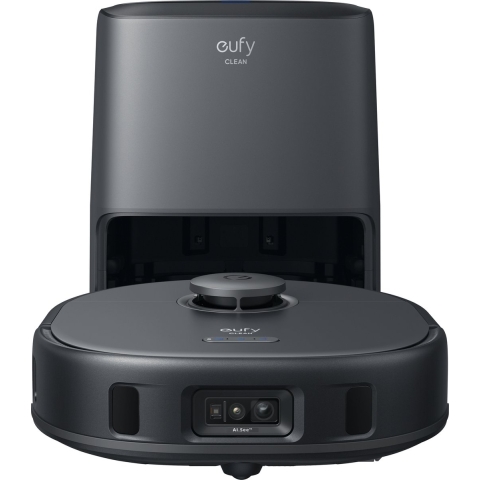 Eufy RoboVac X9 Pro ACS in schwarz | Saug- & Wischroboter | 5.500 Pa Saugkraft | 2 rotierende Wischmopps | 56 dB | 180 Minuten Betriebszeit | HEPA