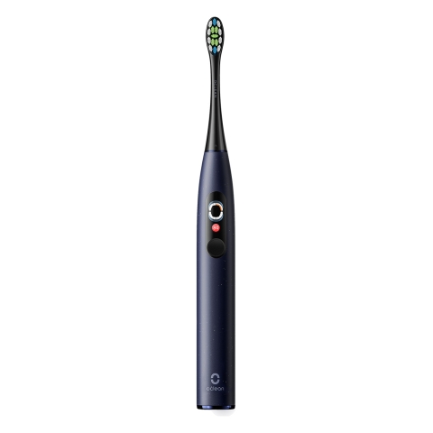 Oclean Electric Toothbrush X Pro Digital blau | Elektrische Zahnbürste | Ladeanzeige | Betriebskontrollleuchte | Zeitschaltuhr | Andruckkontrolle
