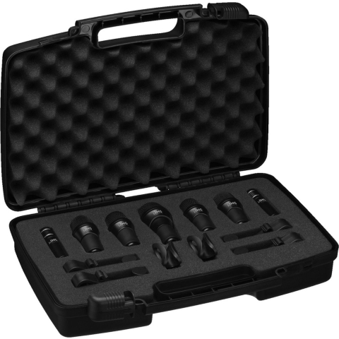 IMG Stage Line DRUMSET-1 Schlagzeug-Mikrofon-Set, 7-teilig