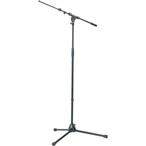 K&M 210/9 Mikrofonstativ mit verstellbarem Schwenkarm, black