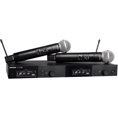 Shure SLXD24DE/SM58 G59 2-Kanal-Funksystem mit zwei Handsender