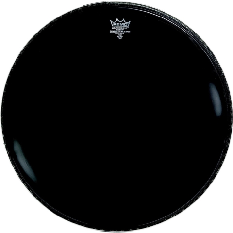 Remo 20" Powerstroke 3 Ebony Bassdrum Resonanzfell P3-1020-ES-DM