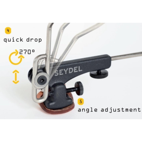 Gecko Mundharmonika Halter von C.A.Seydel - Made in Germany -