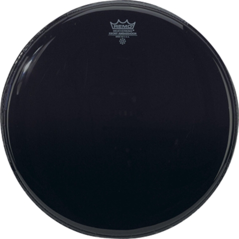 Remo 14" Ambassador ebony Tomfell einlagig schwarz