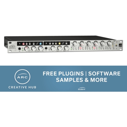 Audient ASP800 8 Kanal Class-A Mikrofonvorverstärker und A/D Wandler Mic Preamp