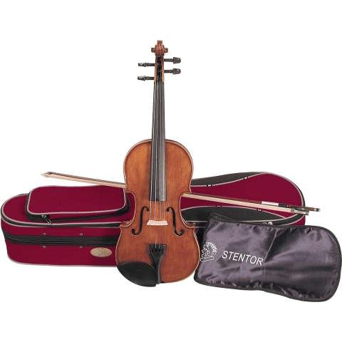 Stentor Violine Student II 4/4 SR1500A2 4/4 Garnitur mit Koffer u. Bogen