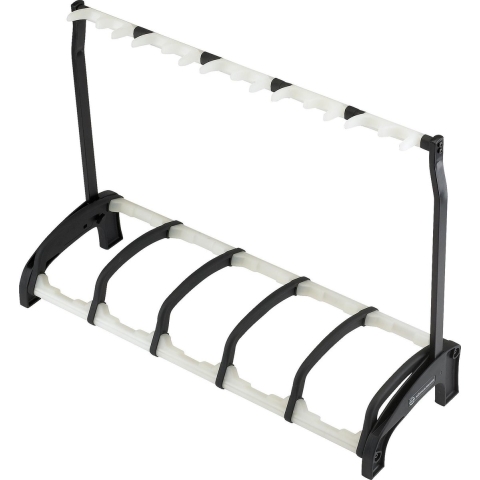 K&M 17515 Guardian 5-fach Gitarrenständer, Gitarrenstativ für 5 Gitarren