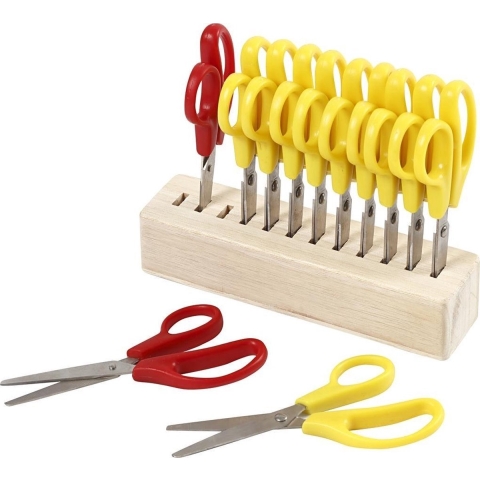 Kinderschere, L 12,5 cm, Rund, 1 Set